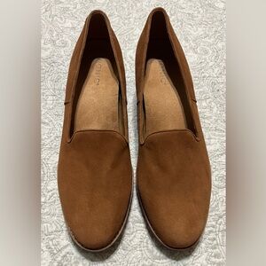 Vionic Women's Willa Toffee Suede Wedge Size 11 NWOT Water Repellent